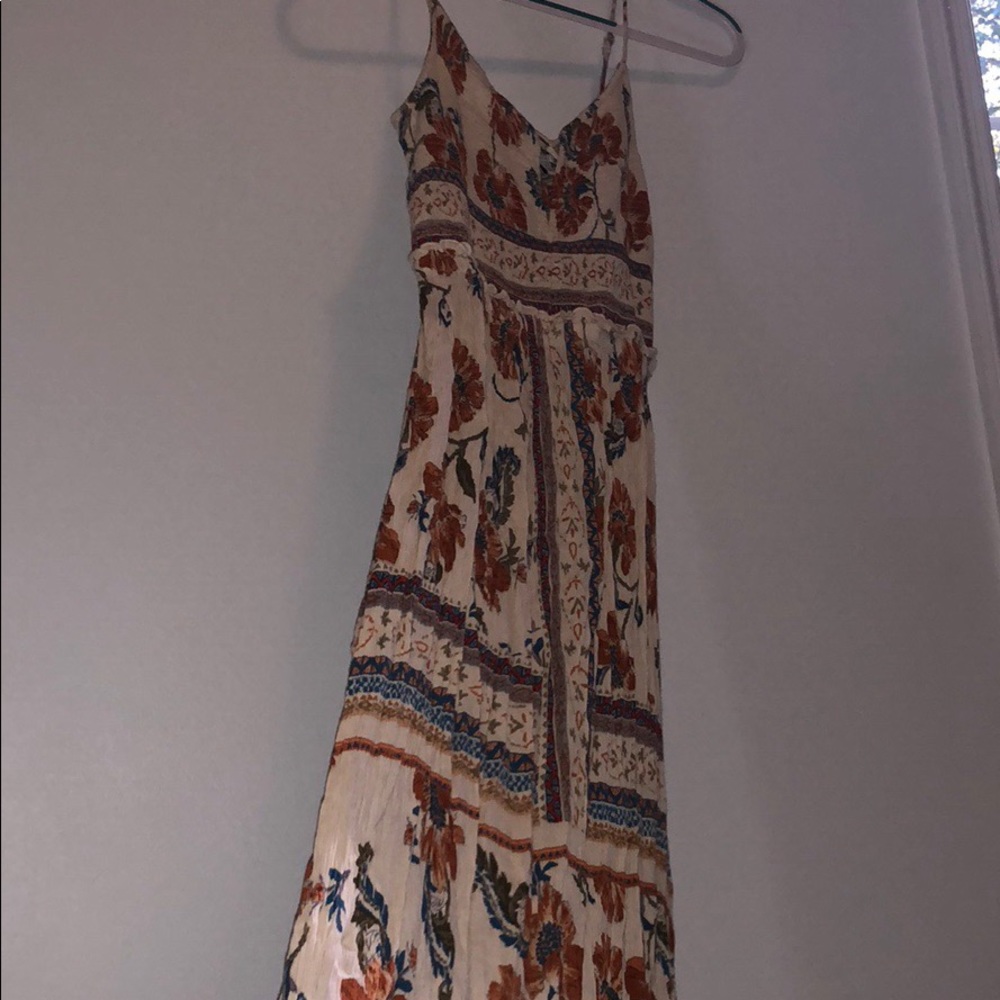 Floral boho maxi dress